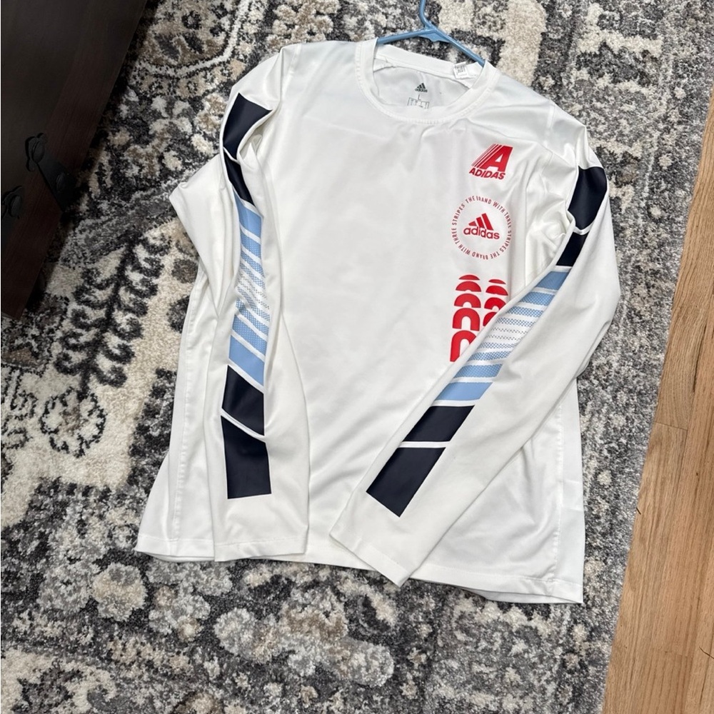 Mens Adidas freelift moto long sleeve Shirt